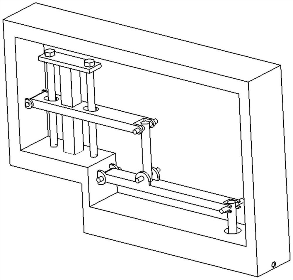 Bilateral actuating jet dispensing valve with two-stage amplifying mechanism and glue spraying method of bilateral actuating jet dispensing valve