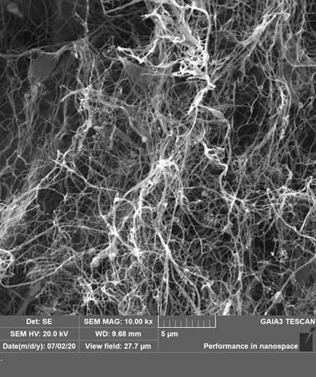 Preparation method of cellulose aerogel-based efficient air filtering membrane