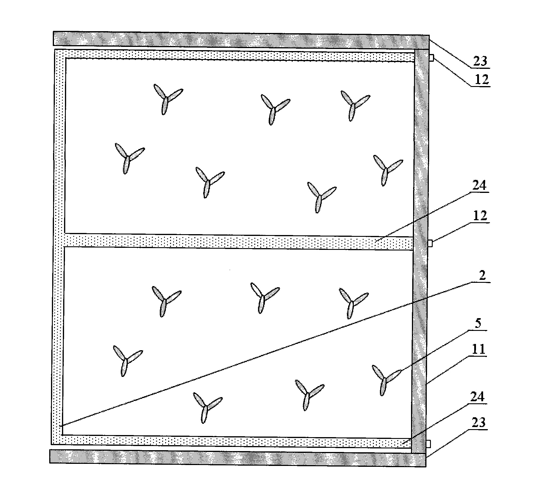 Method for manufacturing cushion pad layer of rock protective shed by utilizing waste tyres