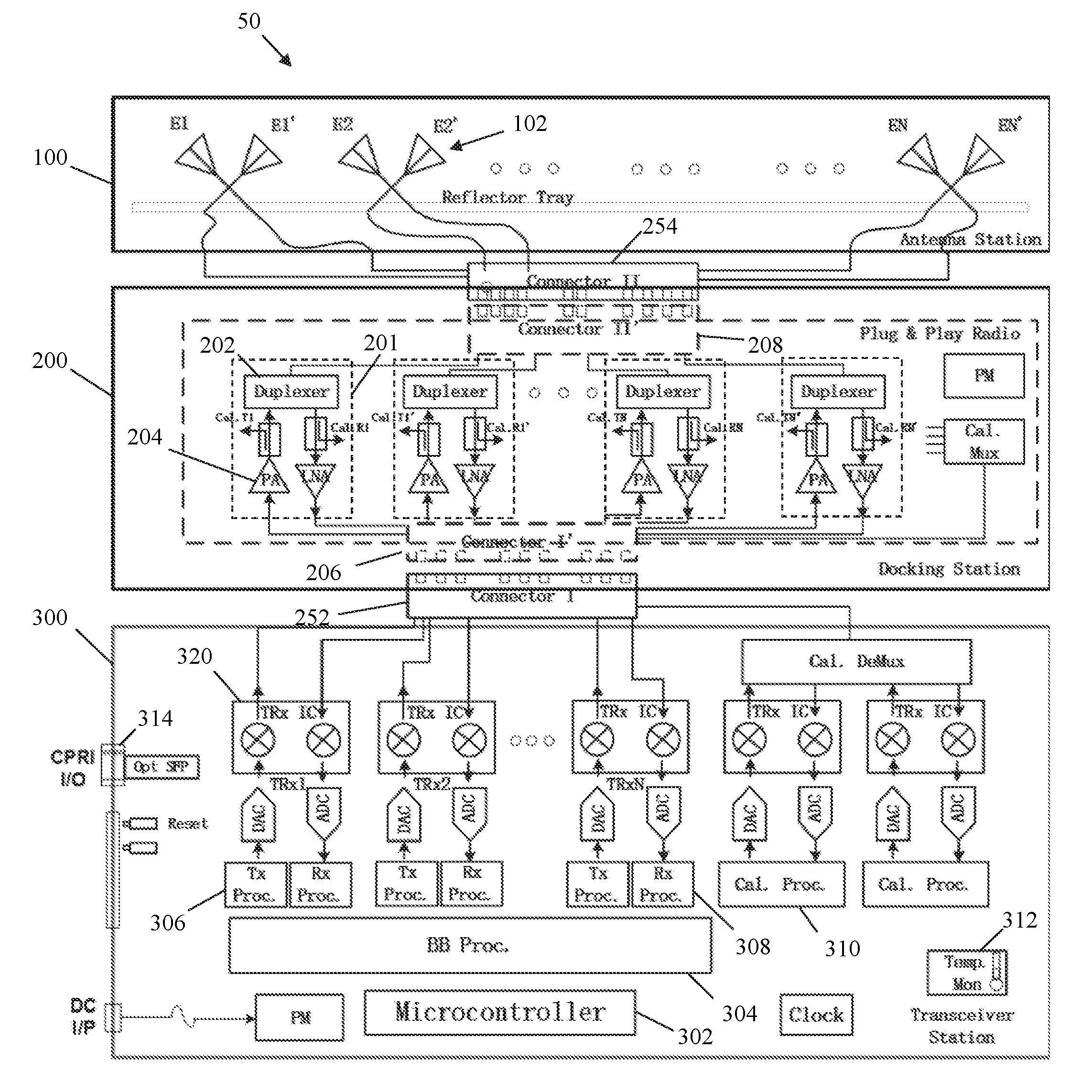 Active antenna array