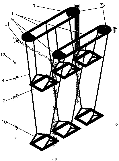 Suspended-type circular stereo parking garage