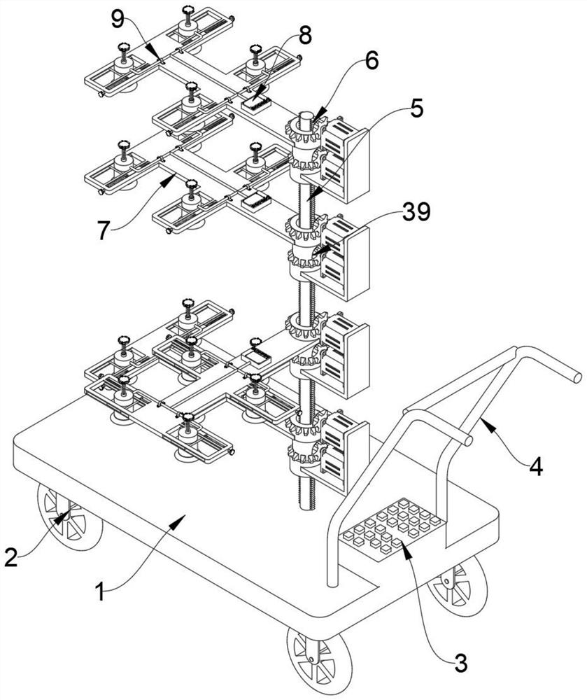 Feeding device for liquid crystal screen production line