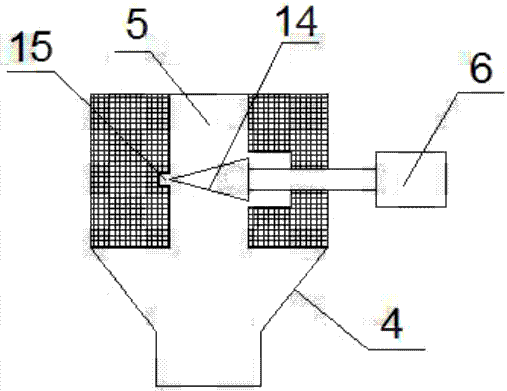 Straw crushing and grinding device and operation method thereof