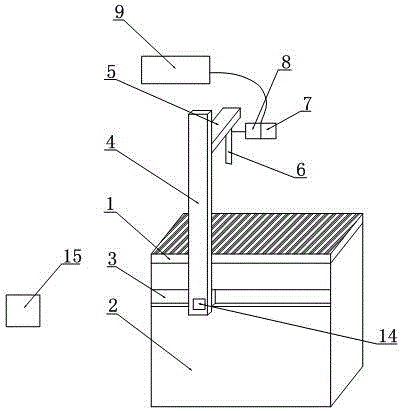 Automatic spraying device applied to SPE film and achieving method of automatic spraying device