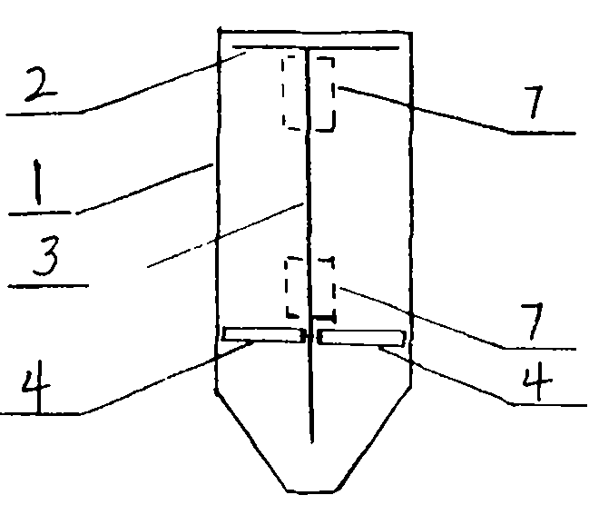 Ground auger with blocking plate