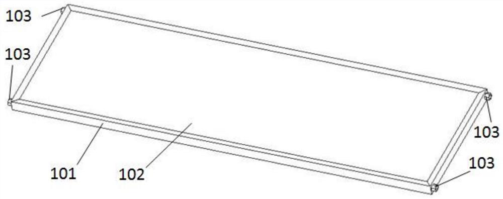 Solar cell panel system convenient for forming gas film