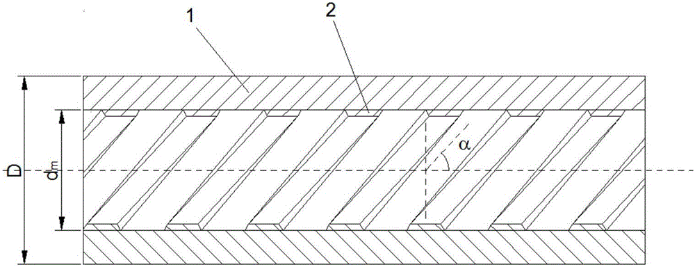 Wide load boiler water cooled wall internal threaded pipe with fins with arc-shaped transition sections