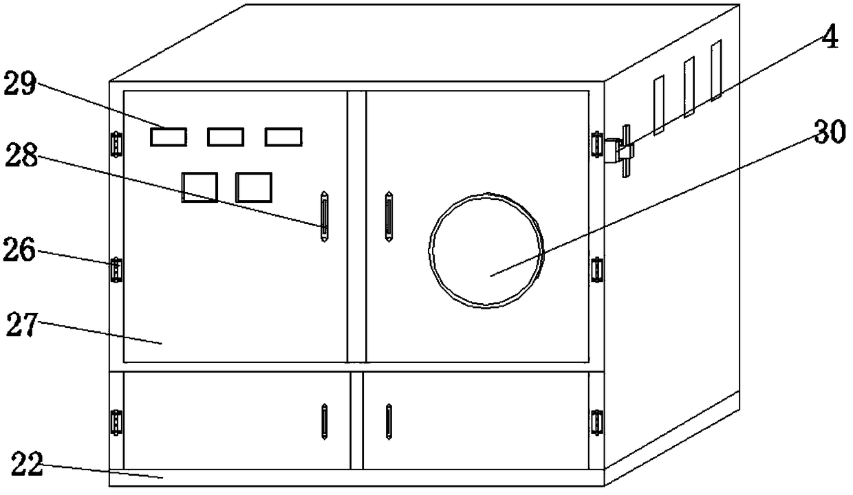 Test tube cleaning device for food inspection