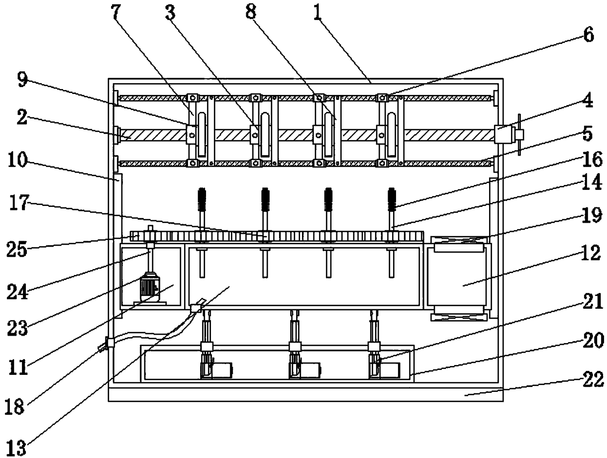 Test tube cleaning device for food inspection