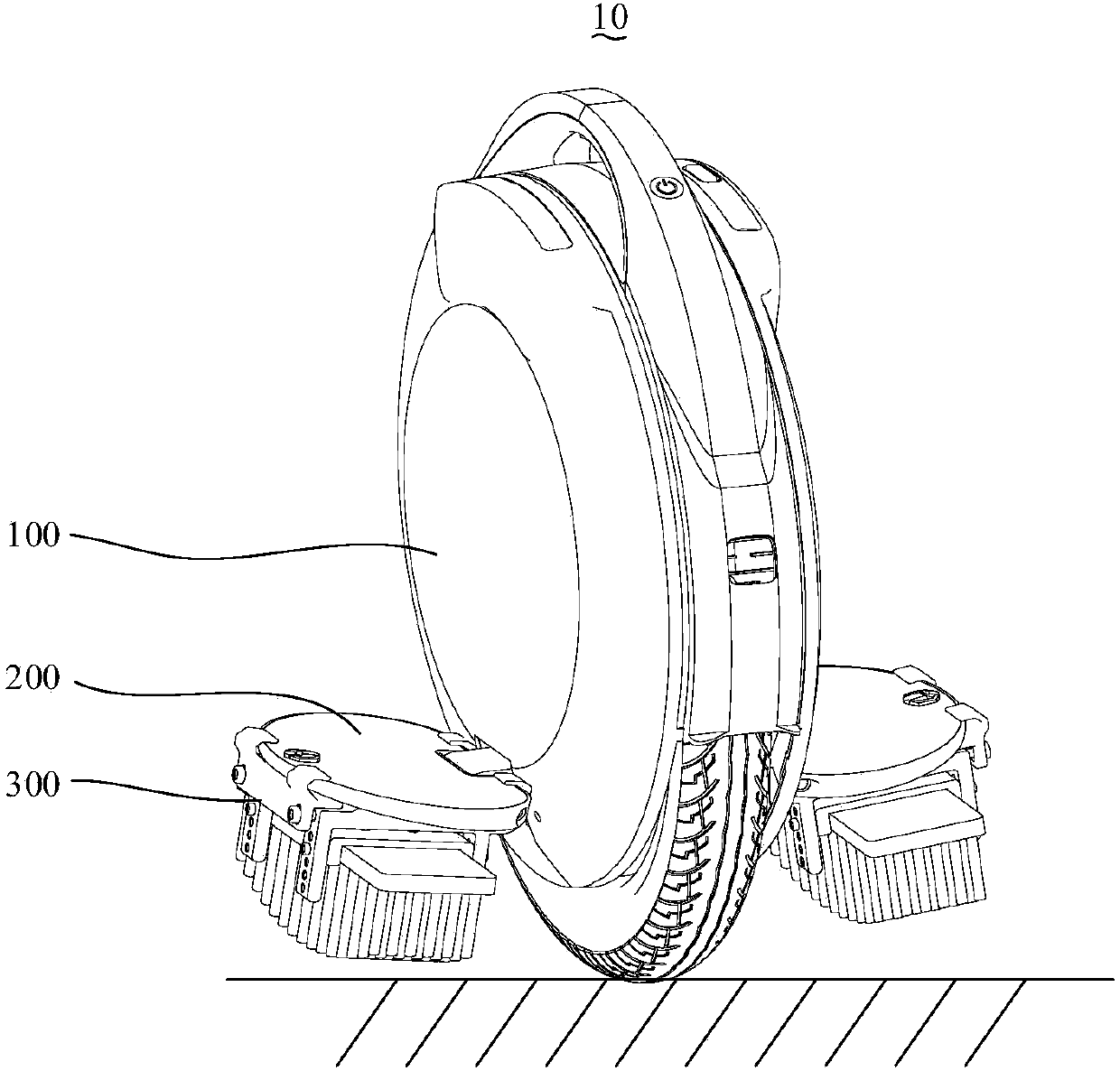 Auxiliary supporting appliance, single-wheel balance car, bicycle and electric equipment