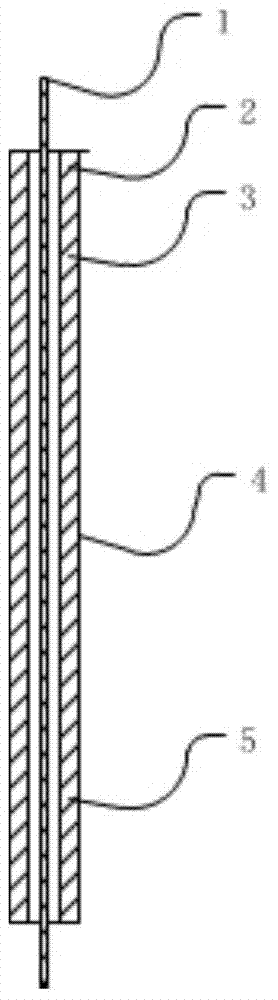 Preparation method of micrometer-scale dispensing tungsten needle