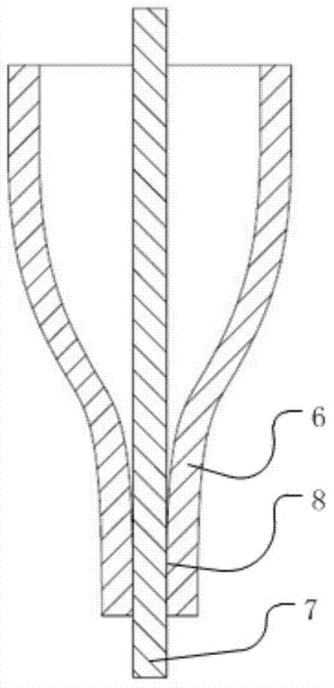 Preparation method of micrometer-scale dispensing tungsten needle