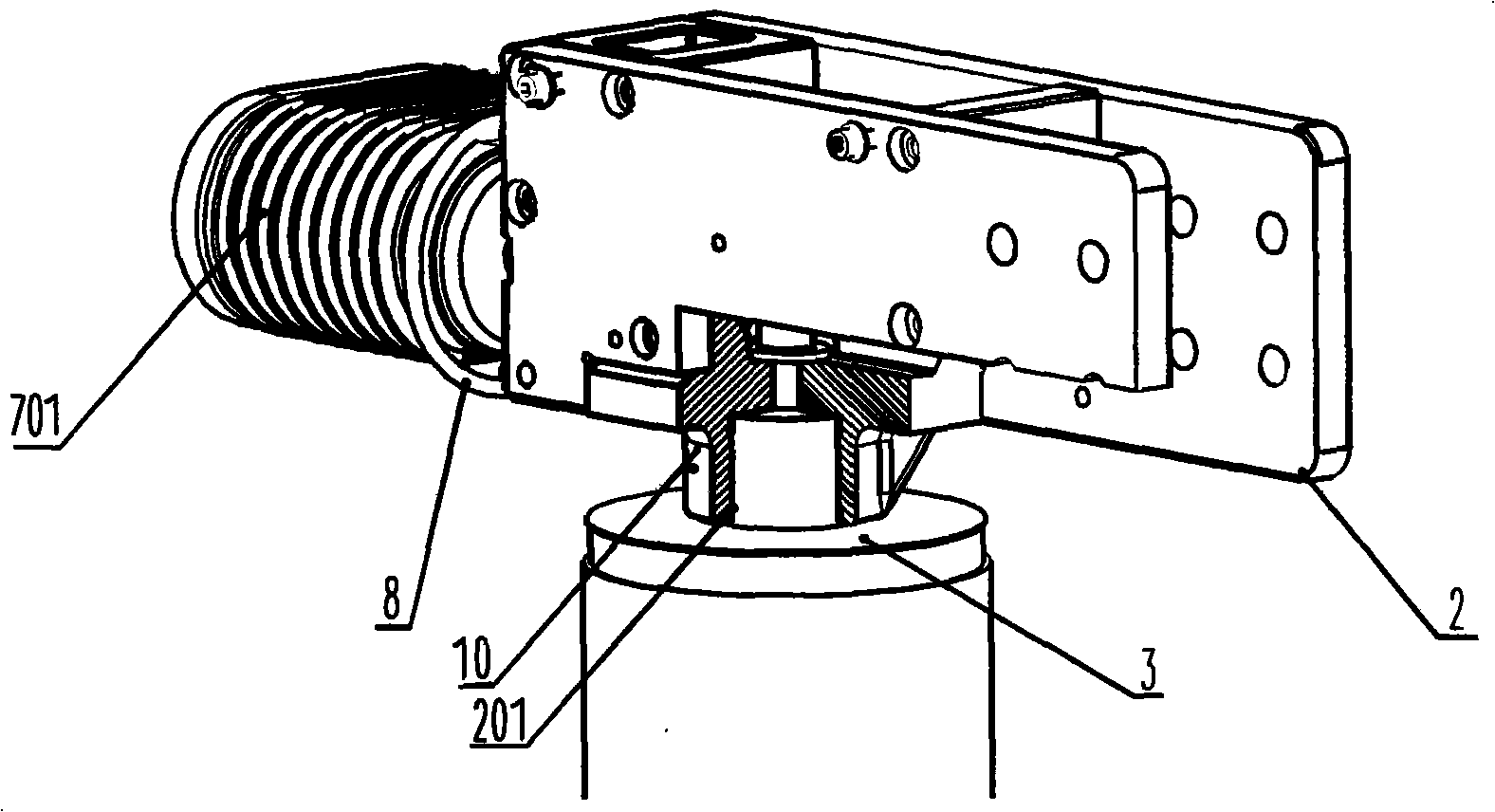 Major loop structure for vacuum circuit-breaker