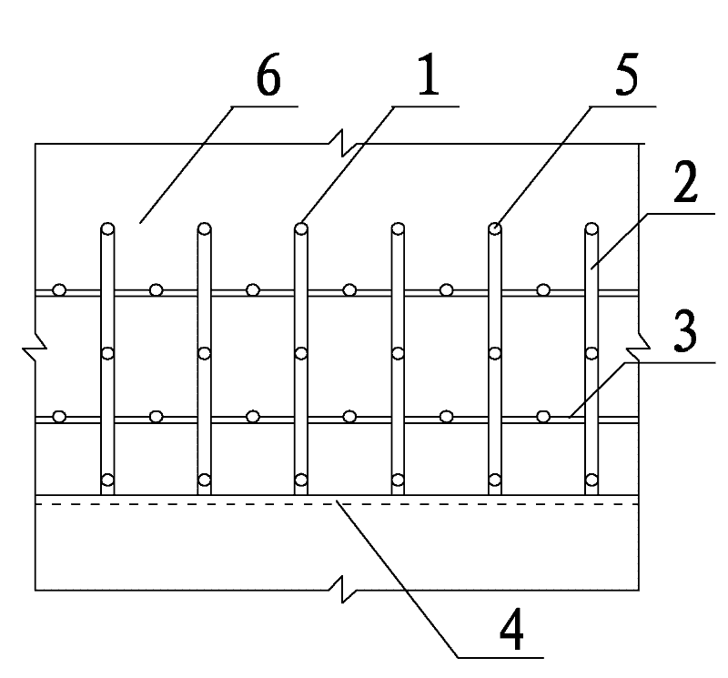 A slope shallow drainage system