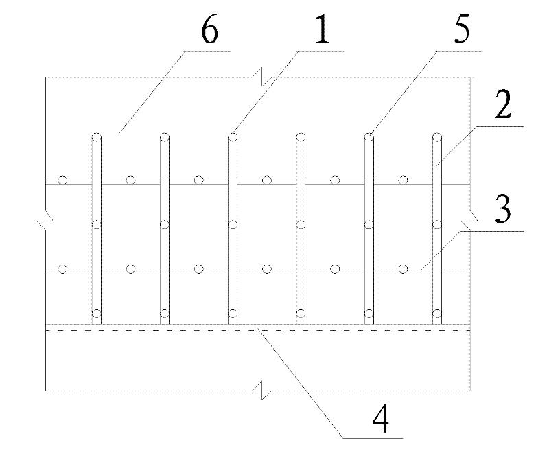 A slope shallow drainage system