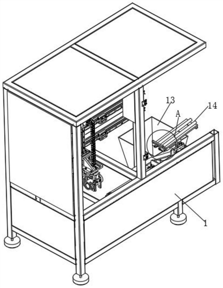 Construction steel bar machining device