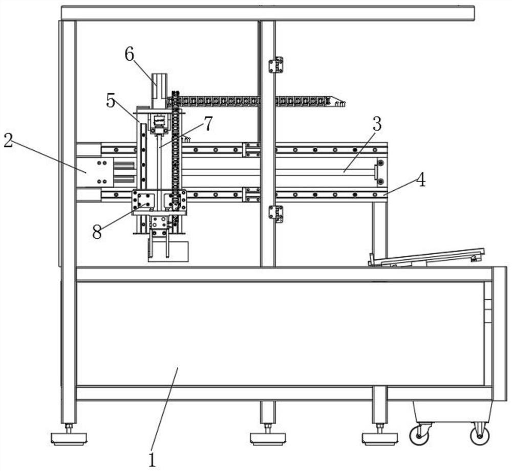 Construction steel bar machining device