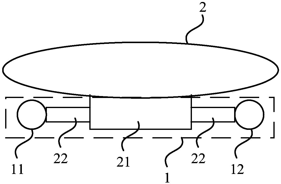 Underwater propulsion device, underwater work equipment and movement control method thereof