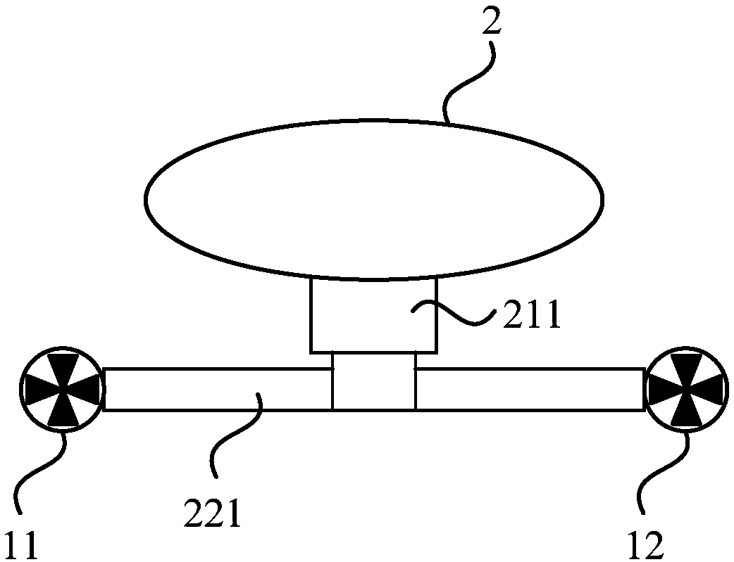 Underwater propulsion device, underwater work equipment and movement control method thereof