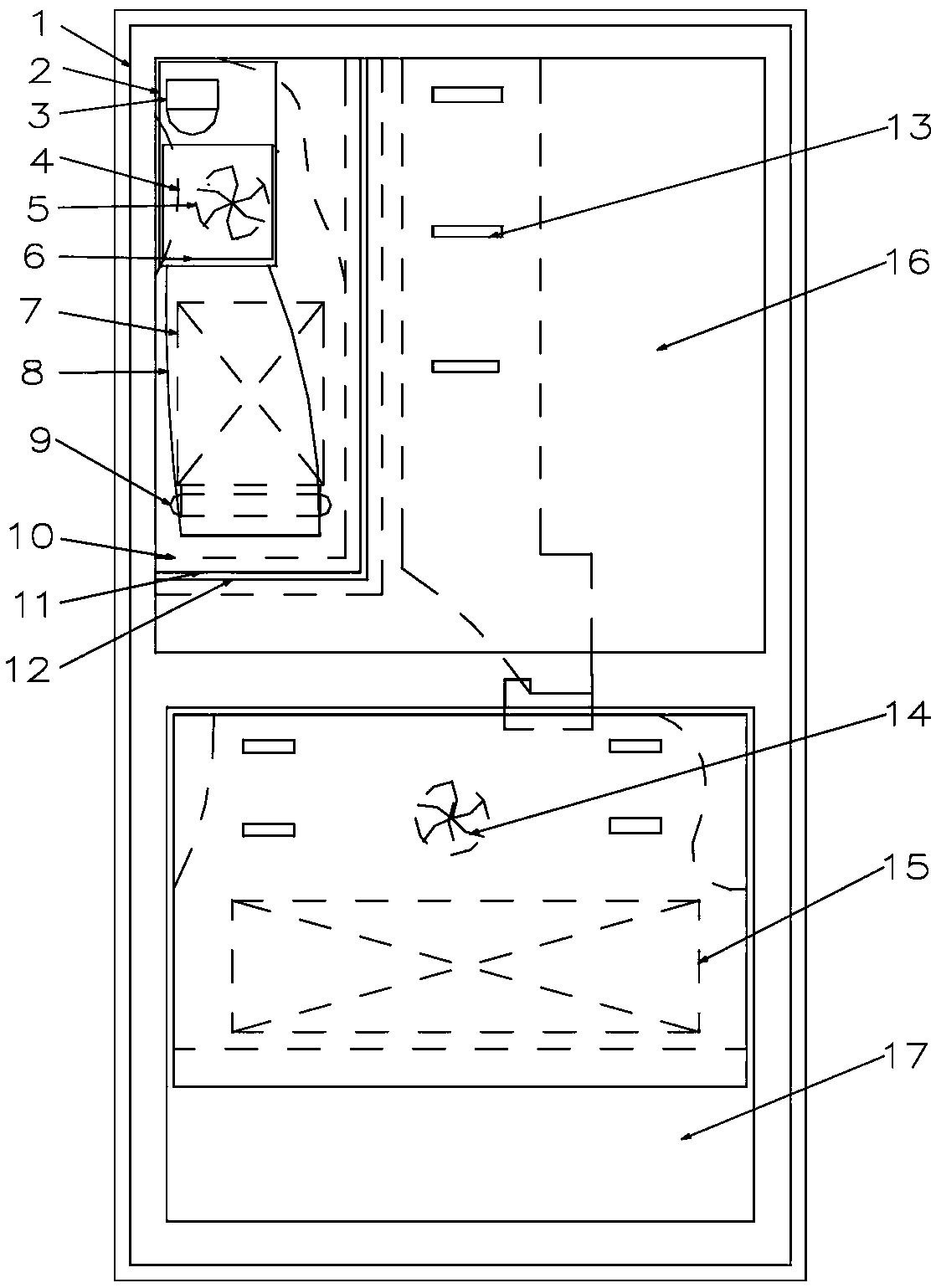 Refrigerator with ice maker