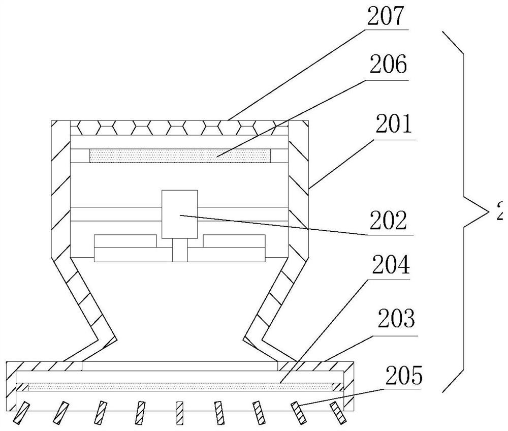 Environment-friendly and energy-saving cooling device for refractory material production