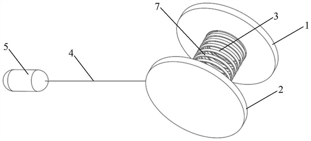 Low-temperature cold superconducting vibration isolation device for space low-temperature refrigerator