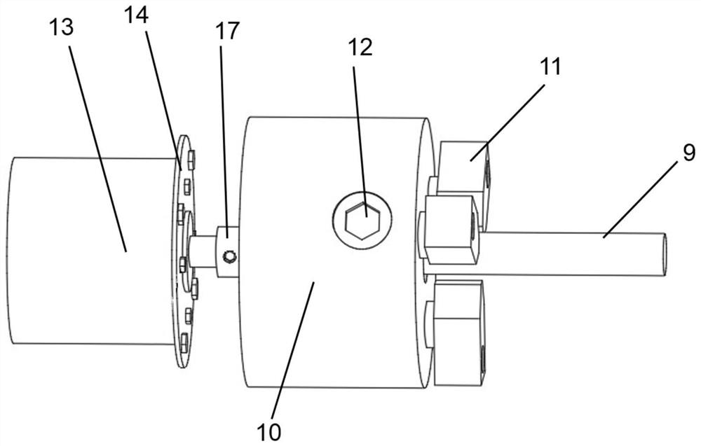 Simple round bar sample surface treatment device