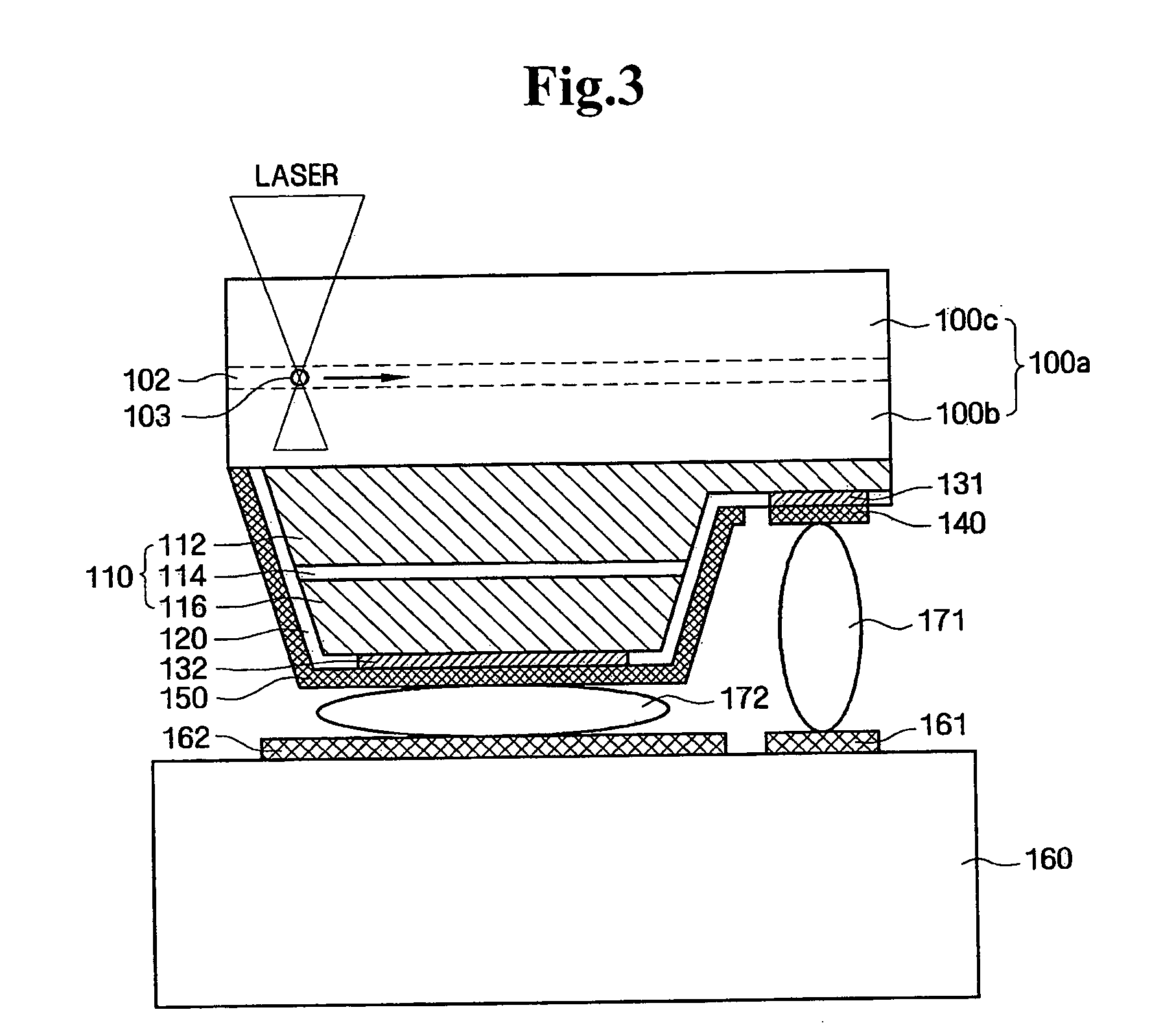 Method of fabricating light-emitting apparatus with improved light extraction efficiency and light-emitting apparatus fabricated using the method