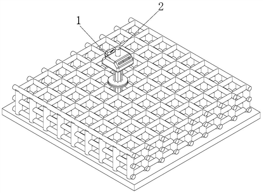 Laying method of epoxy terrazzo floor