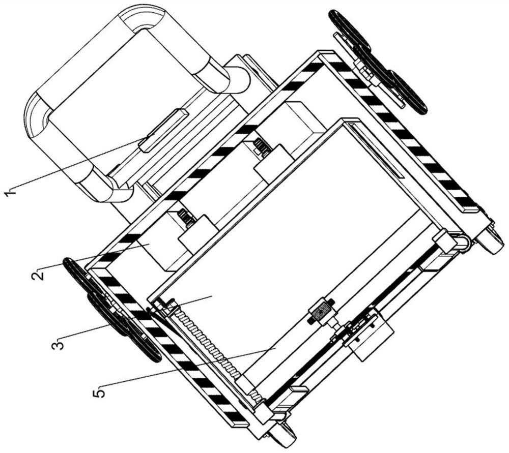 Multifunctional stair adlet cleaning device