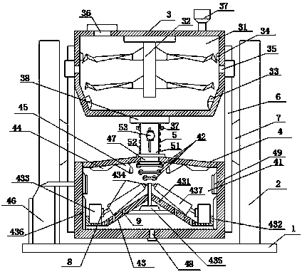 Efficient bone powder preparing system and using method