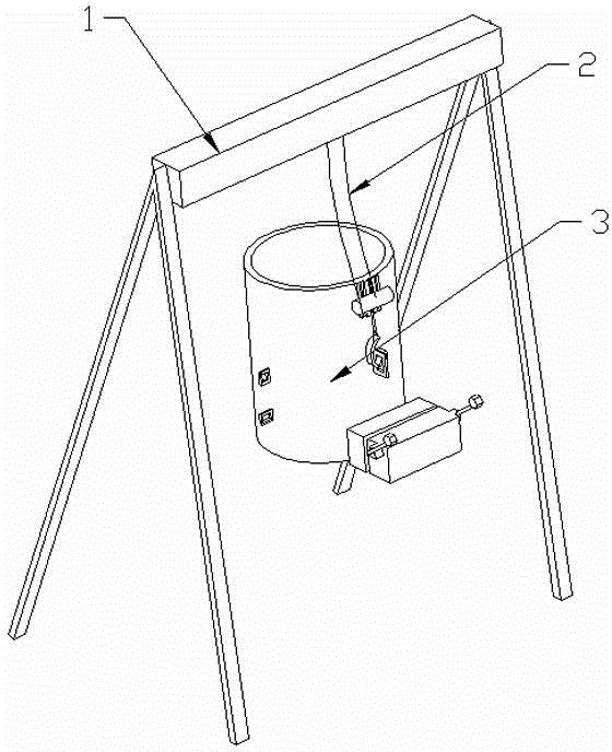 Method for hoisting ultrahigh spud leg by stock gantry crane