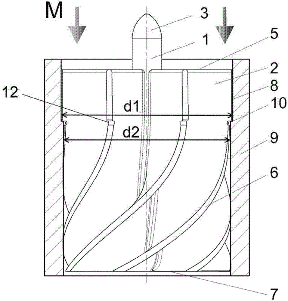 Swirl body, burner with swirl body and method for producing swirl body