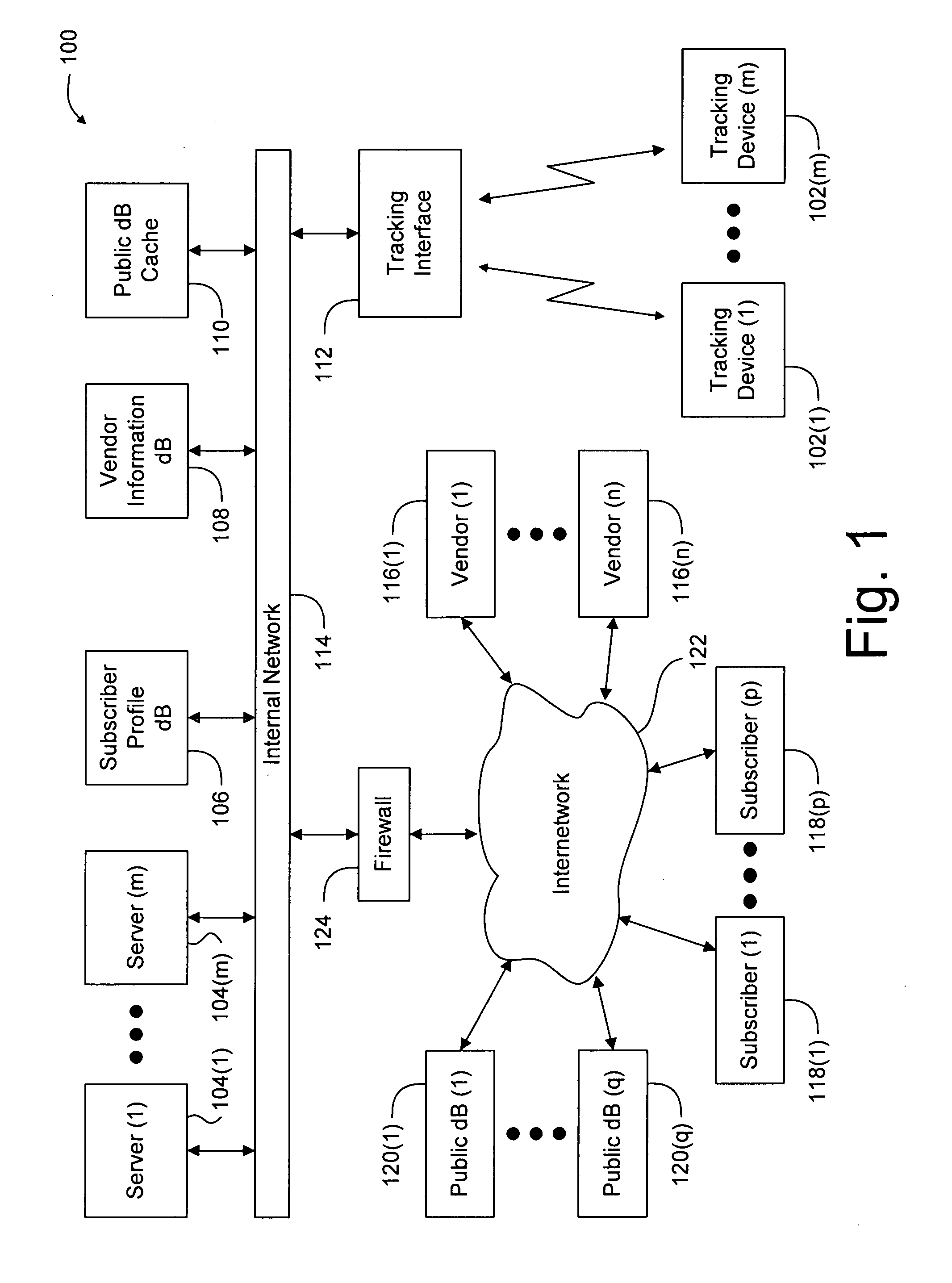 System and method for monitoring the location of a tracking device