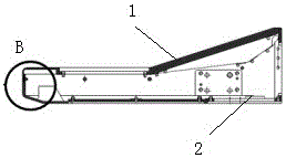 Carbon fiber composite operation skeleton of display and control console