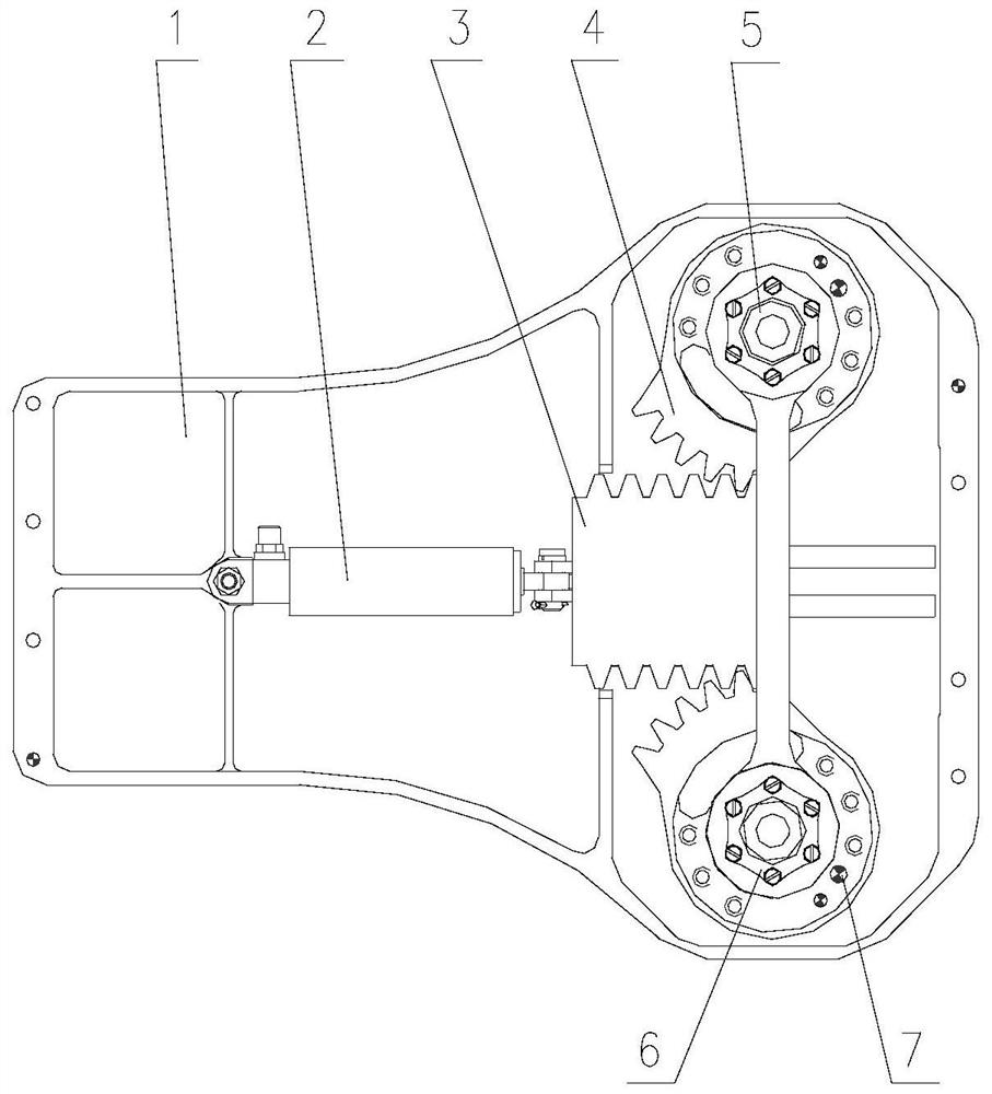 Quick wing surface unfolding mechanism of folding wing unmanned aerial vehicle