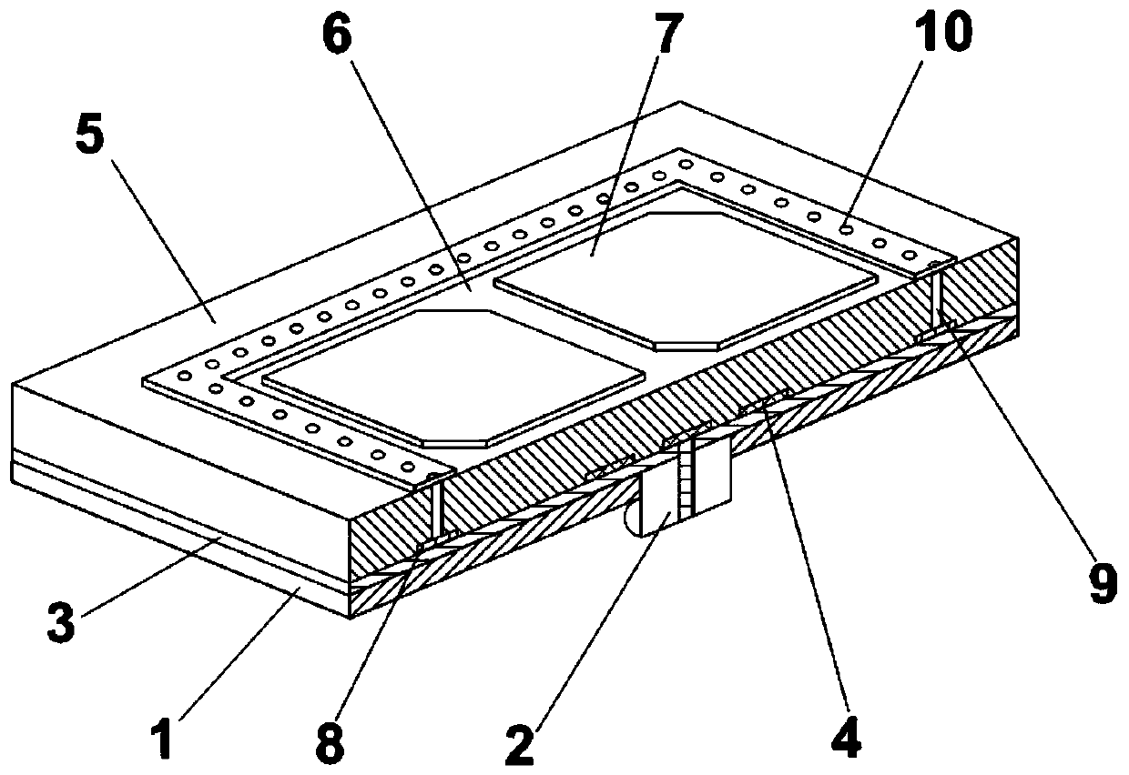 Broadband high-gain circularly polarized microstrip antenna