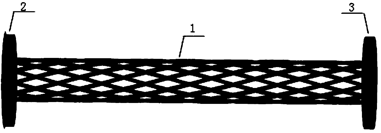 Space scalable type mechanical arm based on 4D printing and expanding and contracting method thereof