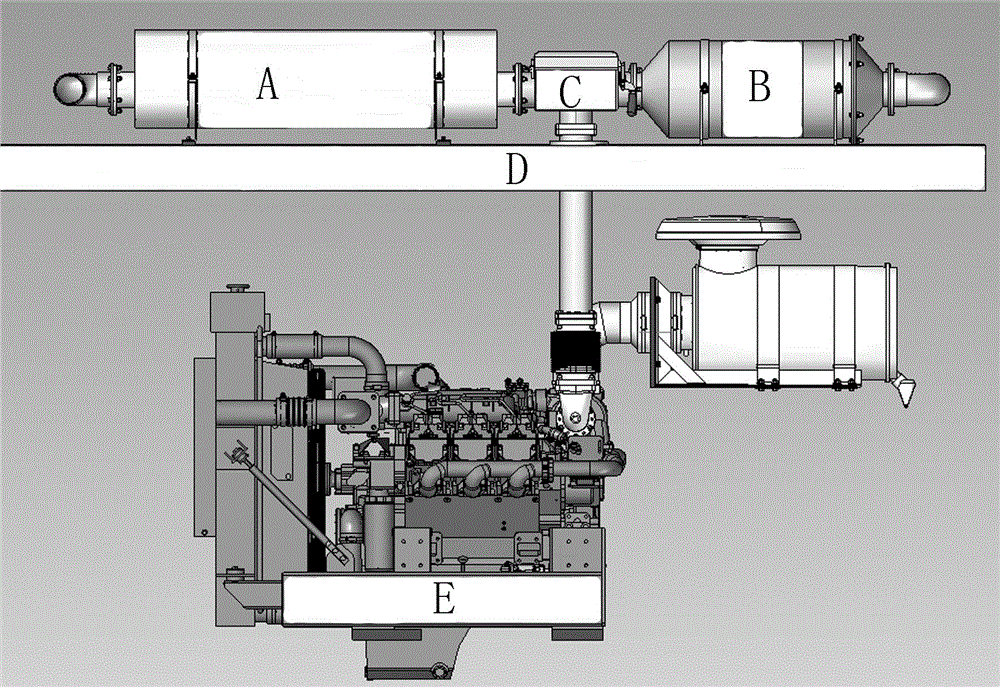 Selective type tail gas purifying device