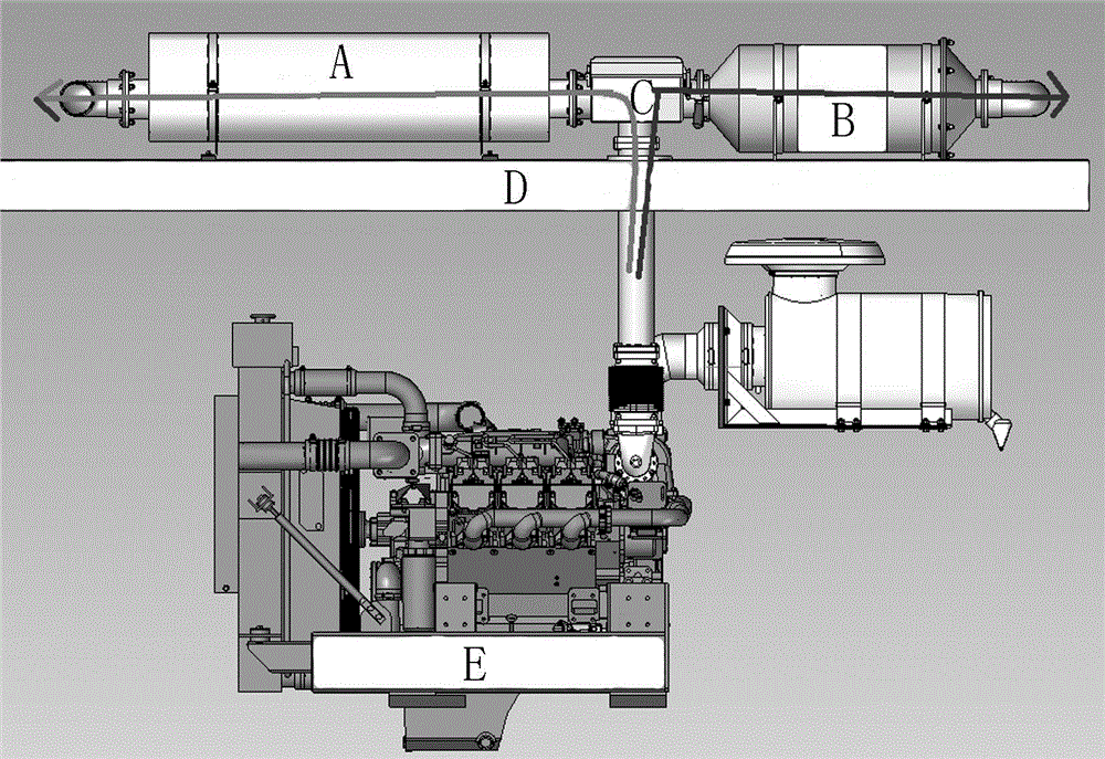 Selective type tail gas purifying device