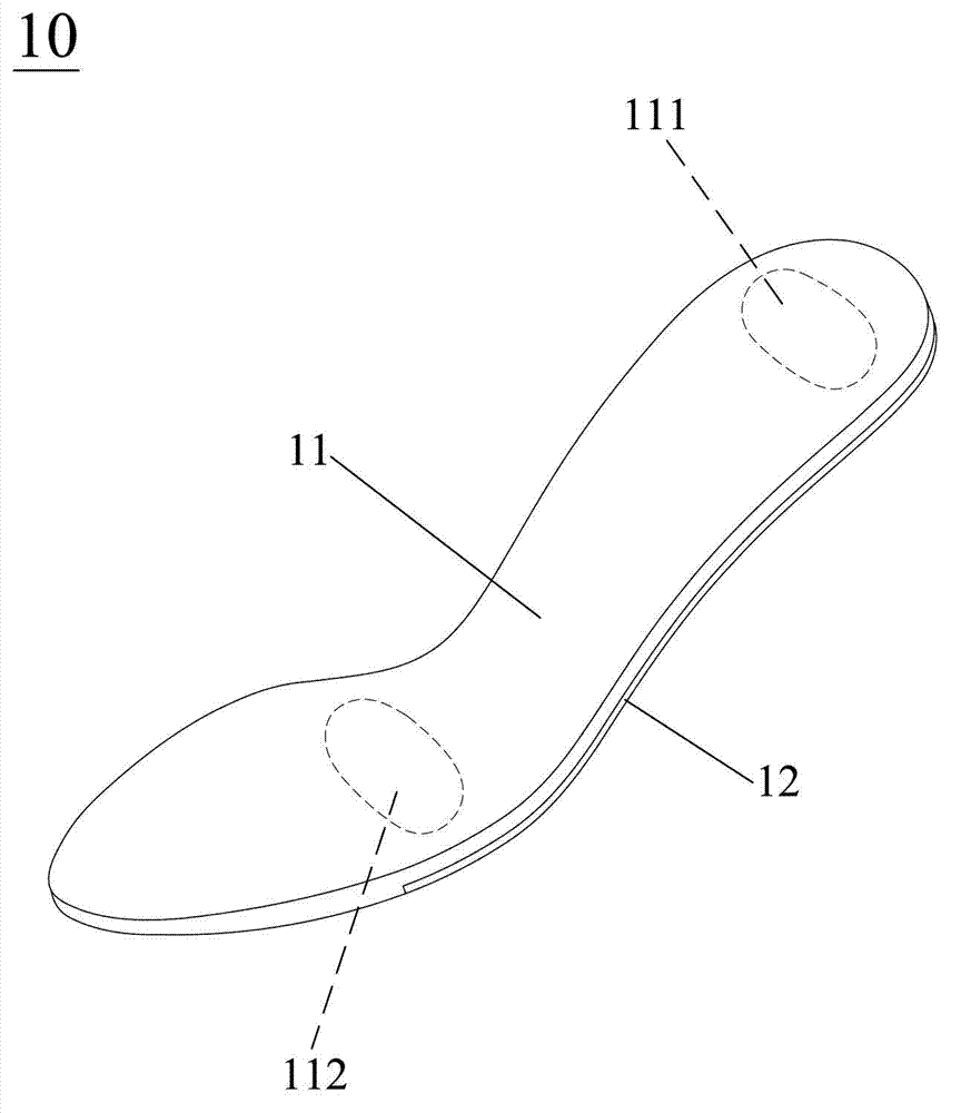 Midsole of high-elasticity shoe with elastic support sheet and high-heeled shoe