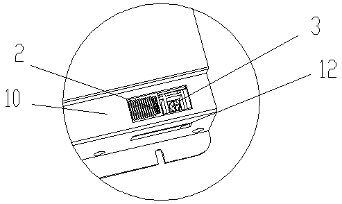 Power line connection protection structure, gateway and power line connection method for gateway