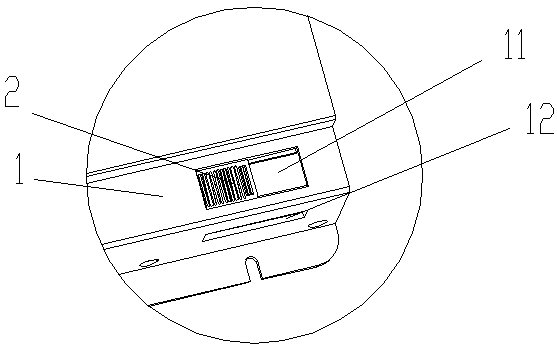 Power line connection protection structure, gateway and power line connection method for gateway