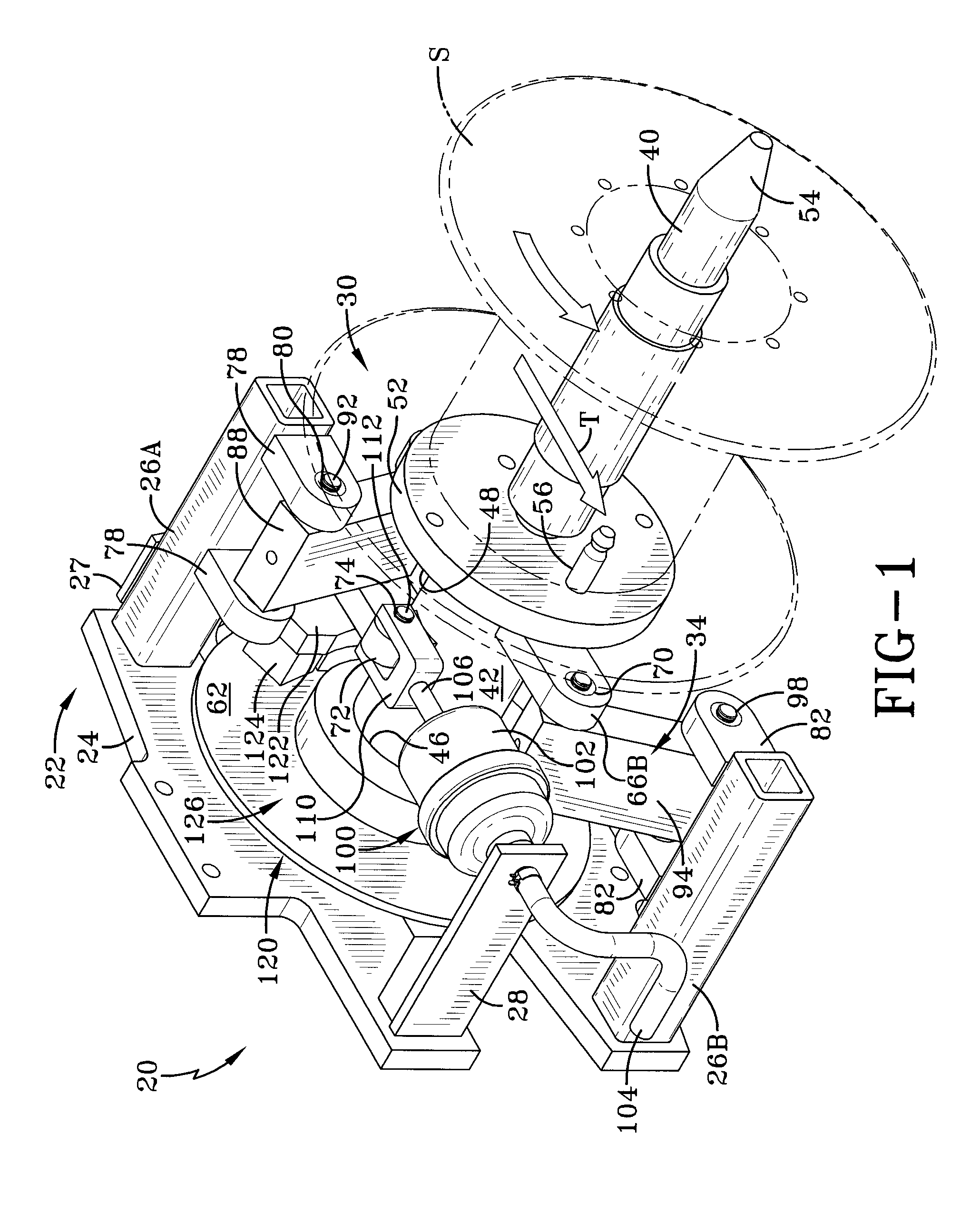 Self-compensating filament tension control device with eddy current braking