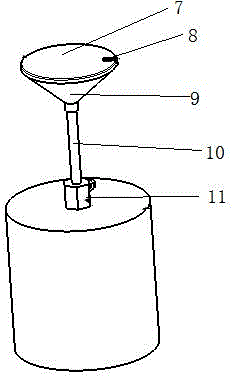 Efficient and convenient pesticide mixing device and working method thereof