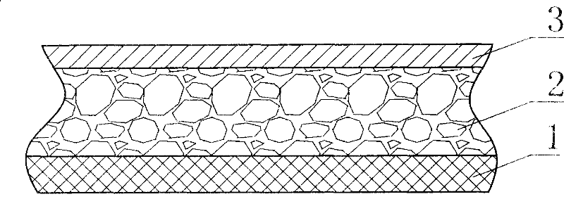 Muddy substrate simulation wall painting and manufacturing process thereof