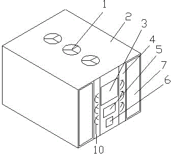 Adjustable hot air drying device