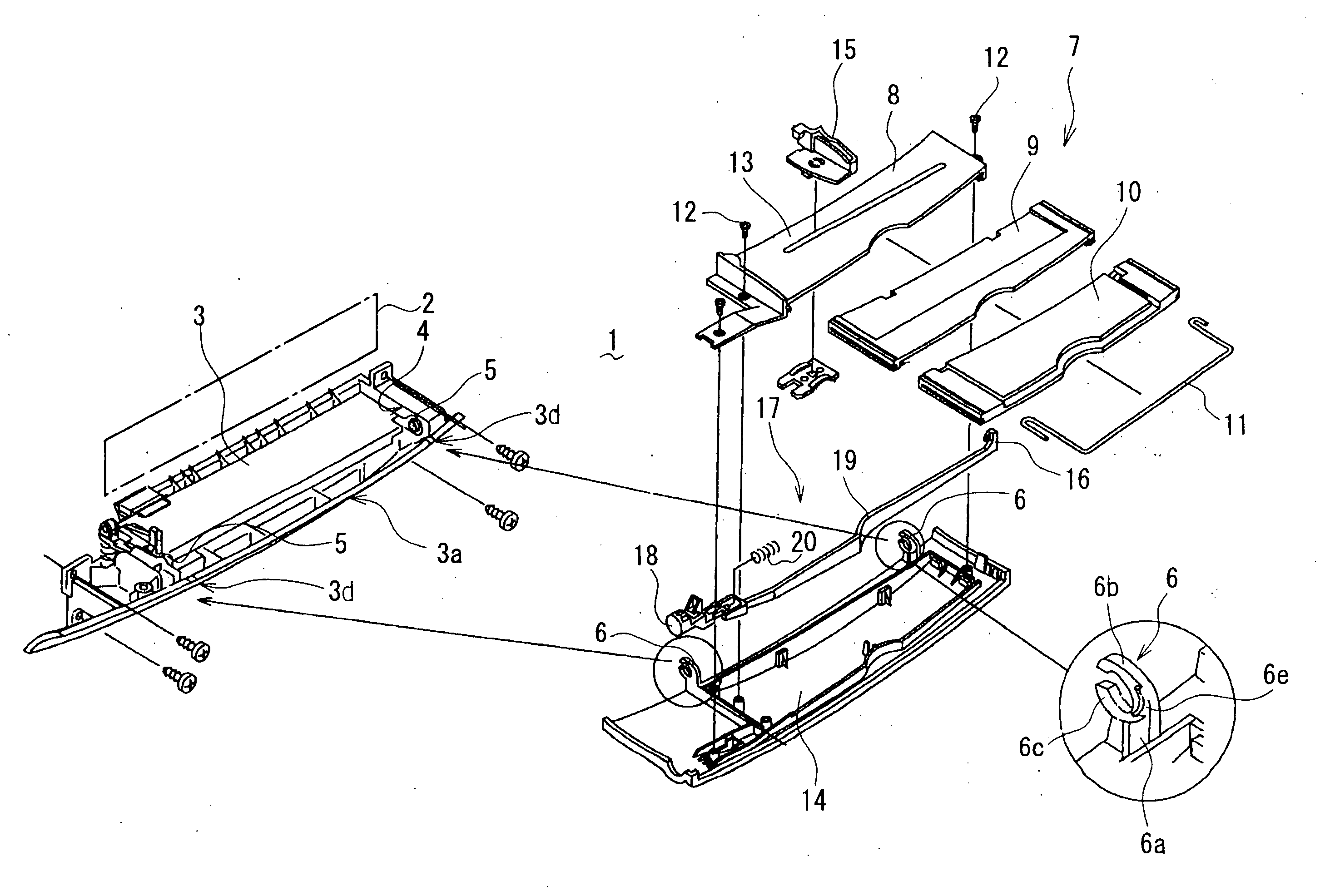 Paper tray for printer