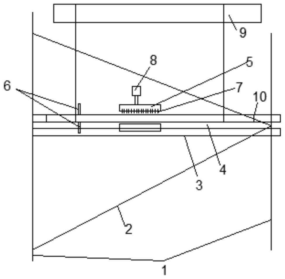 Plastic packaging device for plastic bag