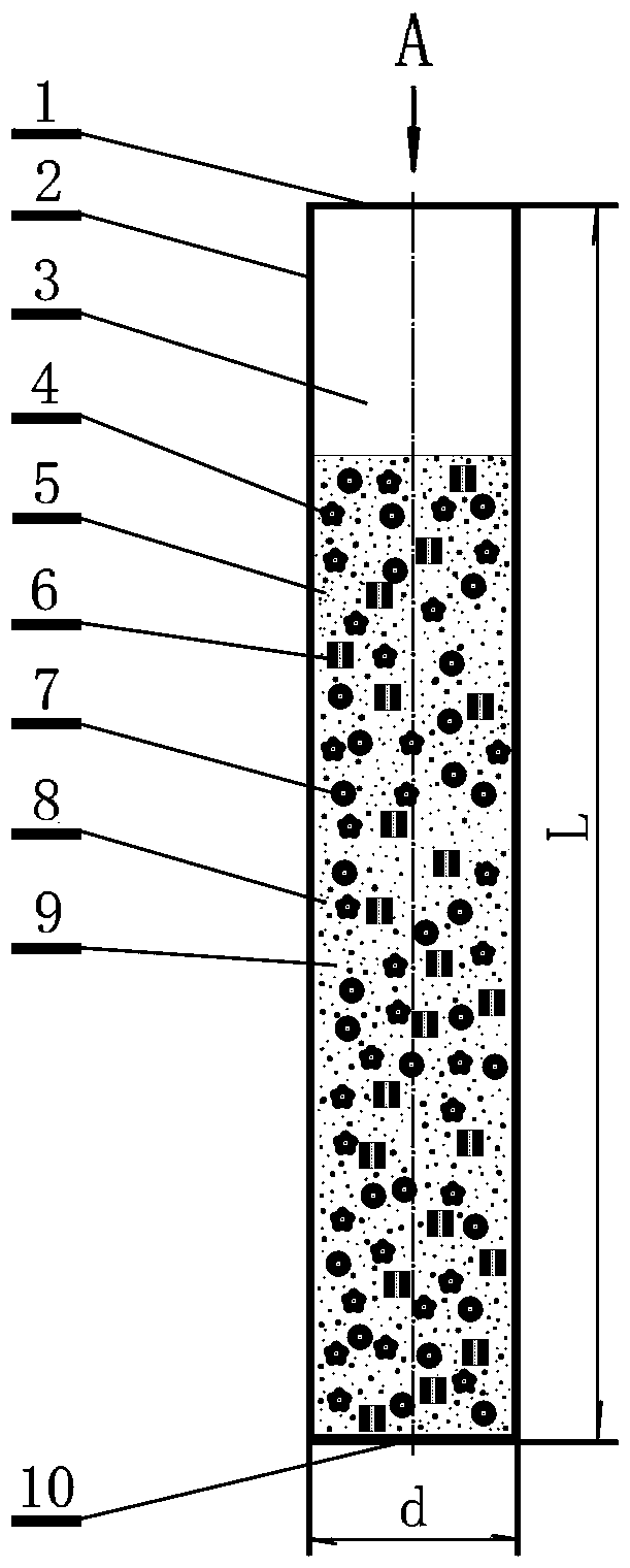 Preparation method of multi-function zeolite-tailing water absorbing and storing nutrient bag for desert